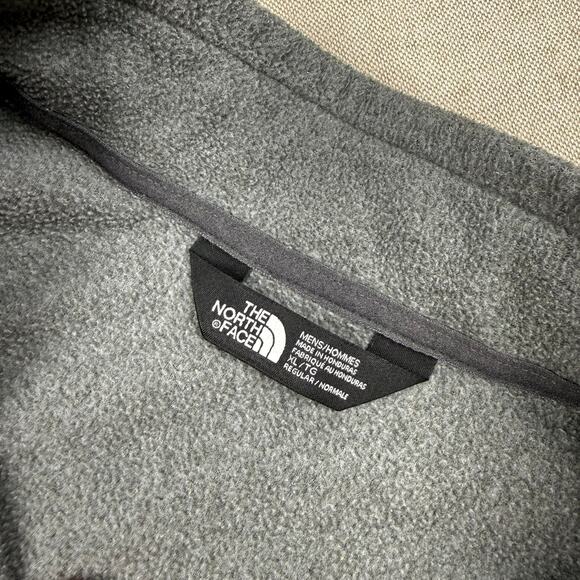 The North Face Gray Quarter Zip Fleece Pullover Gorpcore Hiking Outdoors XL - Picture 4 of 12